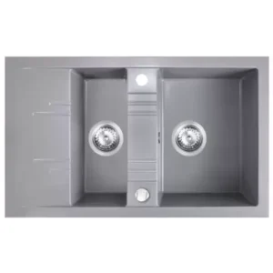 FERRO sudoper granitni SIVI 48×79 MEZZO II GRAFIT DRGM3/4″8-79GA