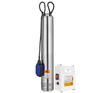 AQUA PUMPS Dubinska potopna pumpa sa donjim usisom 4SNM2/9 0.75kW sa plovkom