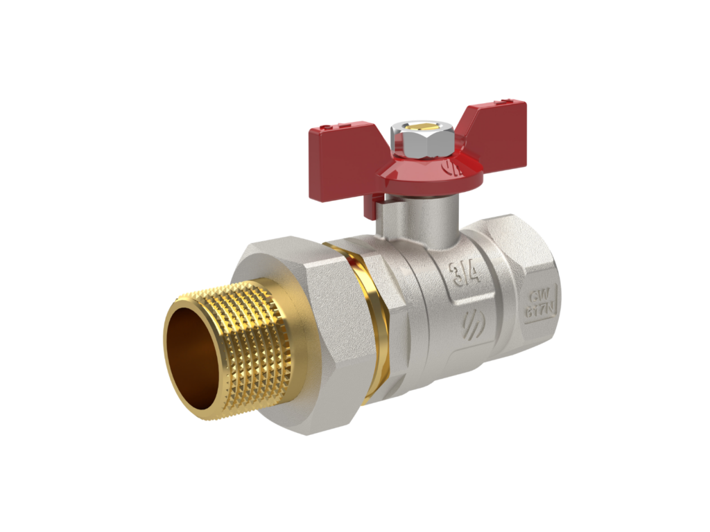 Kuglasti ventil sa holenderom ravni 3/4″ leptir SENA – ARCO