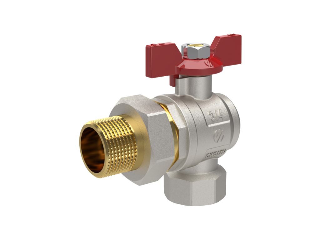 Kuglasti ventil sa holenderom kutni 1/2″ leptir SENA – ARCO