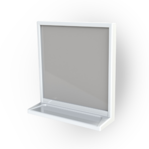 Ogledalo s etažerom 440×475 EUROPLAST