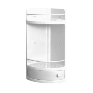 Ugaona polica za kupatilo PVC EUROPLAST