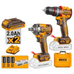 INGCO AKU set alata u koferu CKLI20275E bušilica i odvijač