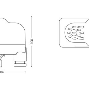 Tlačna sklopka presostat PM/5 1/4″ 230V ITALTECNICA