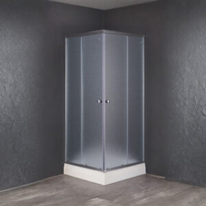 Tuš kabina 90x90x195 mraz mat staklo