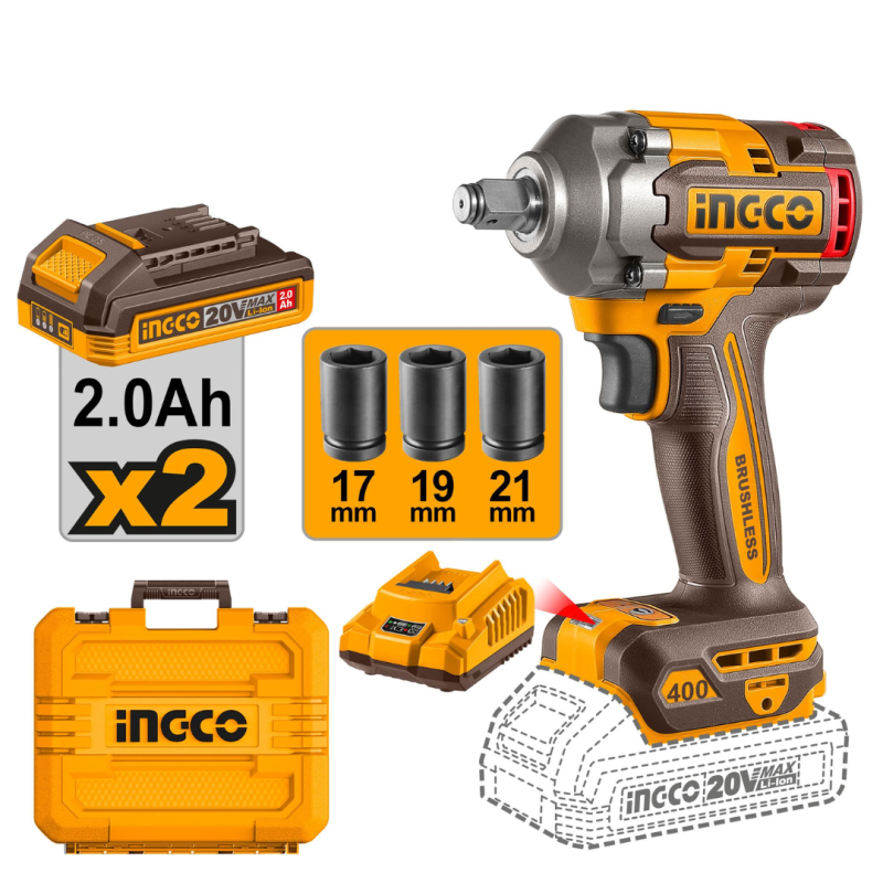 INGCO AKU udarni odvijač 20V CIWLI2040E