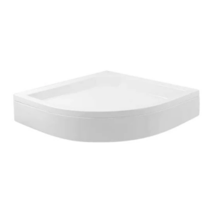 Polukružna tuš kada plitka 80×80 sa skidajućom oblogom